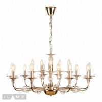 Подвесная люстра Aura 1030-10+5 GD