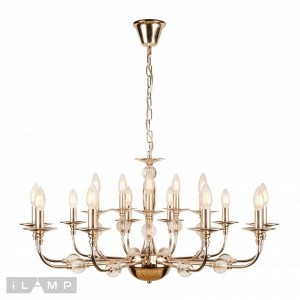 Подвесная люстра Aura 1030-10+5 GD
