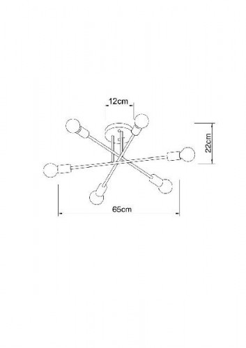 Потолочная люстра Alastor A5435PL-6WH