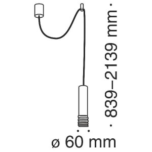 Подвесной светильник Kinzo P025PL-01W