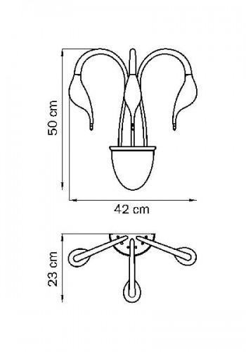 Бра CIGNO COLLO 751636