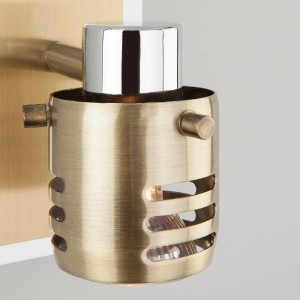 Спот 23463 23463/1 хром/античная бронза