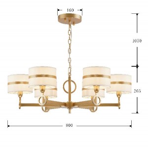 Подвесная люстра Mateo 2634-6P