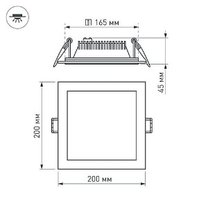 Точечный светильник LT 015573