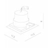Точечный светильник Privato A7007PL-1WH