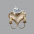 Бра W 110 W 110 gold white