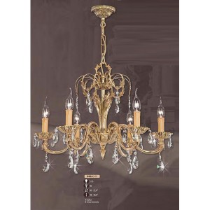 Подвесная люстра 048A 048A/6 AB SWAROVSKI