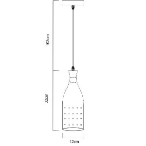 Подвесной светильник Lucido A4082SP-1SS