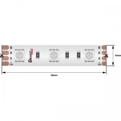 Светодиодная лента LUX DSG560-12-RGB-65