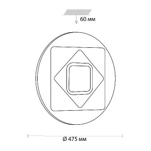 Настенно-потолочный светильник Cova 3037/EL
