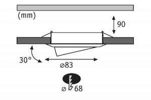 Точечный светильник 92086