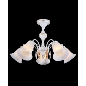 Потолочная люстра 11438 11438/5С WHITE&GOLD