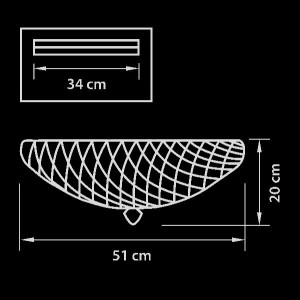 Потолочный светильник Murano 602070