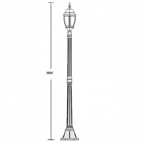 Наземный фонарь  91208L Gb