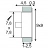 Подсветка для лестниц и ступеней Flat 112732
