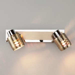 Спот 23463 23463/2 хром/античная бронза