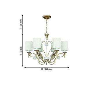 Подвесная люстра Lietta 2493-6P