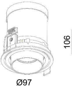 Точечный светильник Rigel Mini 565311