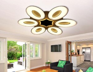 Потолочная люстра Orbital Granule FG1022/6+1 WH 144W+80W D1000