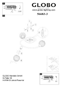 Потолочная люстра Saint Mary 56683-3
