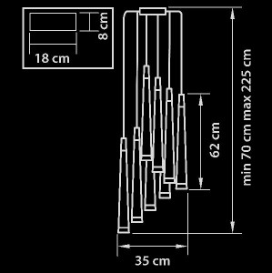 Подвесной светильник PUNTO 807086