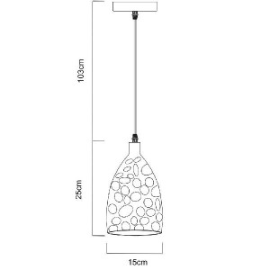 Подвесной светильник Lucido A4083SP-1SS