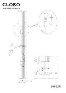 Торшер Bailey 24662R