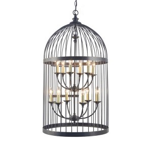 Подвесная люстра BIRD CAGE CH008-12-ABG
