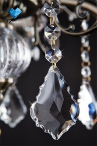 Подвесная люстра 3281 3281/5 античная бронза/прозрачный хрусталь Strotskis