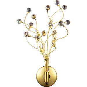 Бра 62184 06 2184 0381 05 gold, white crystal ASFOUR