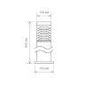Наземный светильник Strada 1507 TECHNO серый