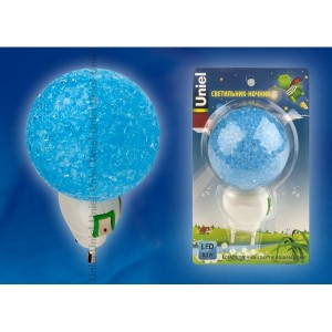 Ночник  DTL-309-Шар/BLUE/1LED/0,1W