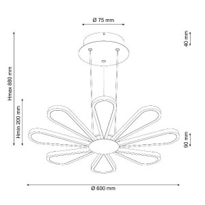Подвесная люстра Miracoli Miracoli 200.8 LED