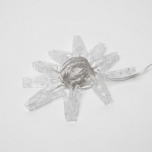Гирлянда  ULD-S0200-010/STB/2AA WARM WHITE IP20 CLIPS