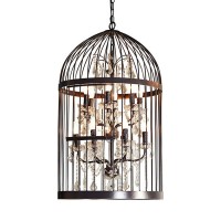 Подвесная люстра BIRD CAGE CH008-12-ABG-CRS