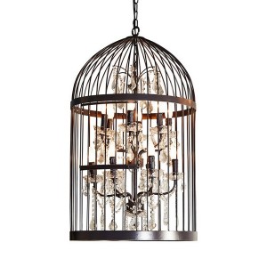 Подвесная люстра BIRD CAGE CH008-12-ABG-CRS