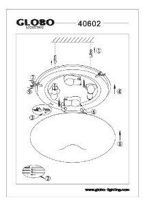 Настенно-потолочный светильник Shodo 40602
