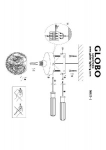 Настенно-потолочный светильник Enigma 56620-1