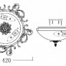 Потолочный светильник Speria C900-CL-03-W