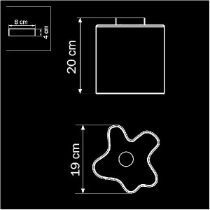 Потолочный светильник Nubi 802010