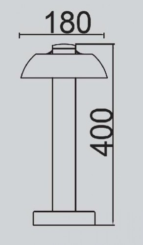 Наземный светильник  W2252S-400