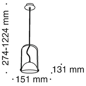 Подвесной светильник Hygge MOD047PL-L5B3K