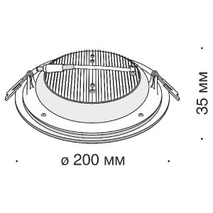 Точечный светильник Han DL304-L18W