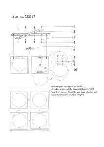 Потолочная люстра Gabbia 732147
