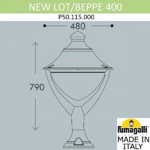 Наземный фонарь Beppe P50.115.000.LXH27