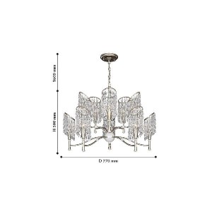 Подвесная люстра Ladora 2299-10P