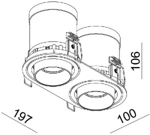 Точечный светильник Rigel Mini 565313