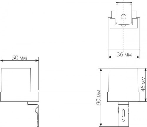 Датчик освещенности  SNS-L-06 1200W IP44 Белый