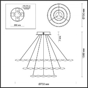Подвесной светильник Serenity 3700/99L