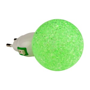 Ночник  DTL-309-Шар/GREEN/1LED/0,1W